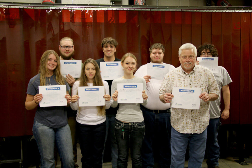 Advanced Welding students and faculty member Jack Lowe share their why.
