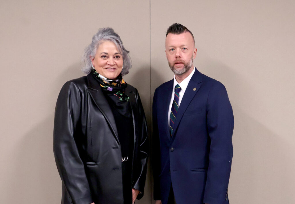Pierpont Photo. Pierpont Board of Governors leadership and President‑Select Dr. Michael Waide stand together following the board’s March meeting, where the presidential appointment was advanced pending system approval.