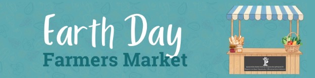 Pierpont Graphic. Earth Day Farmers Market promotional graphic.