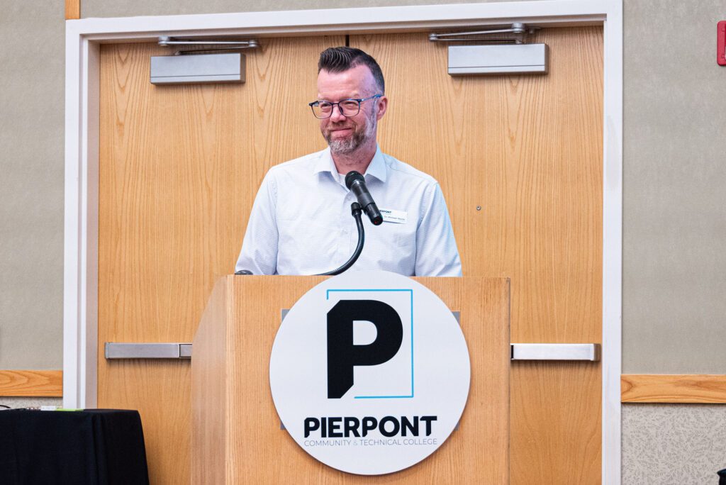 President Dr. Michael Waide welcomes board members and college leaders to Pierpont Community & Technical College's Board of Governors Retreat, focused on strategic planning, workforce development and the future of the institution.