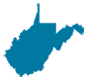 Outline of state of West Virginia