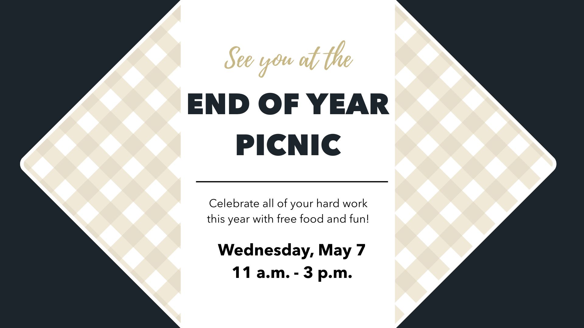 End of Year Picnic End of Year Picnic